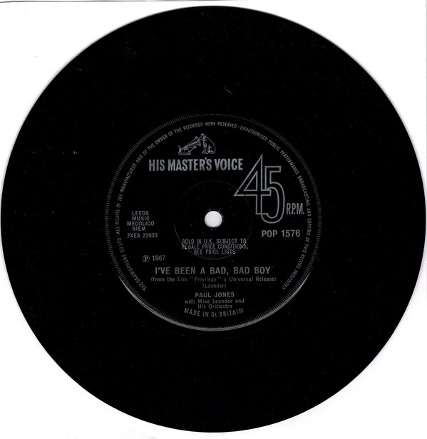 Paul Jones - I've Been A Bad, Bad Boy / Sonny Boy Williamson - Used Viny image 1
