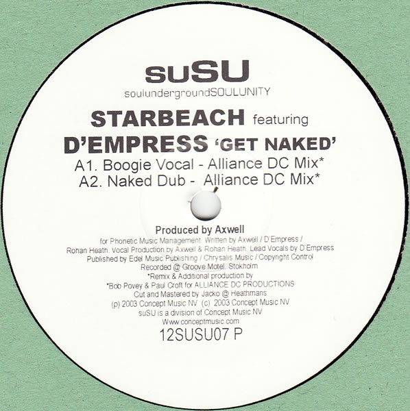 Starbeach - Get Naked - Used Vinyl Record 12" image 1