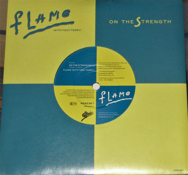 Flame Braithwaite - On The Strength - Used Vinyl Record 7" image 1