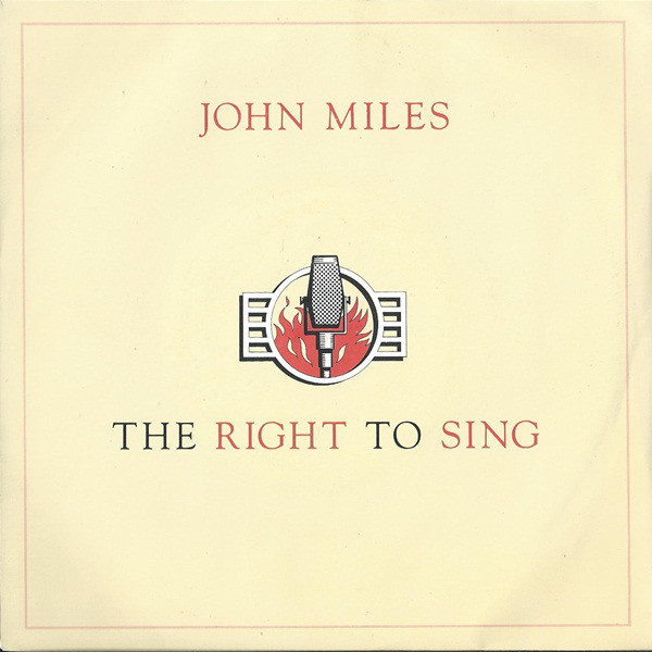 John Miles - Right To Sing - Used Vinyl Record 7" image 1