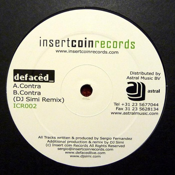 Defaced - Contra - Vinyl Record 12" image 1