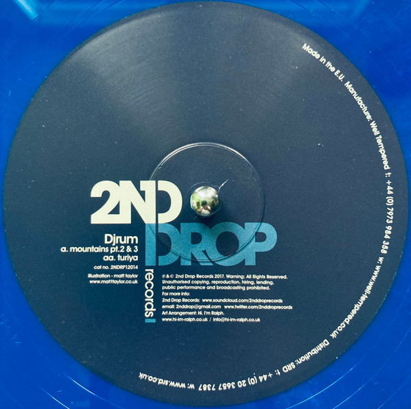 DJ Rum - Mountains EP (Part 2) - Used Vinyl Record 12" image 1