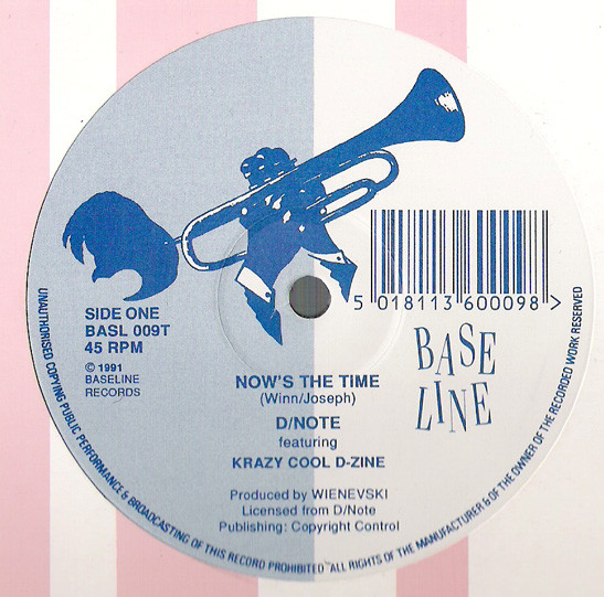 D*Note - Now's The Time - Used Vinyl Record 12" image 1
