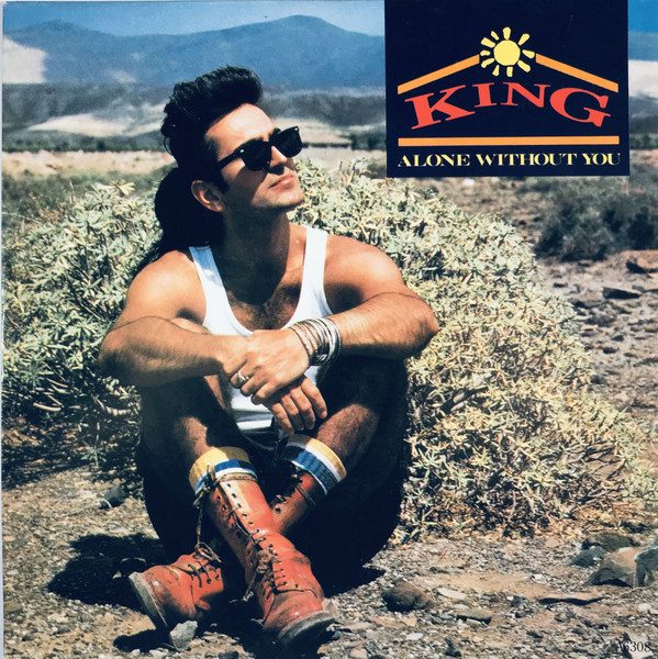 King - Alone Without You - Used Vinyl Record 7" image 1
