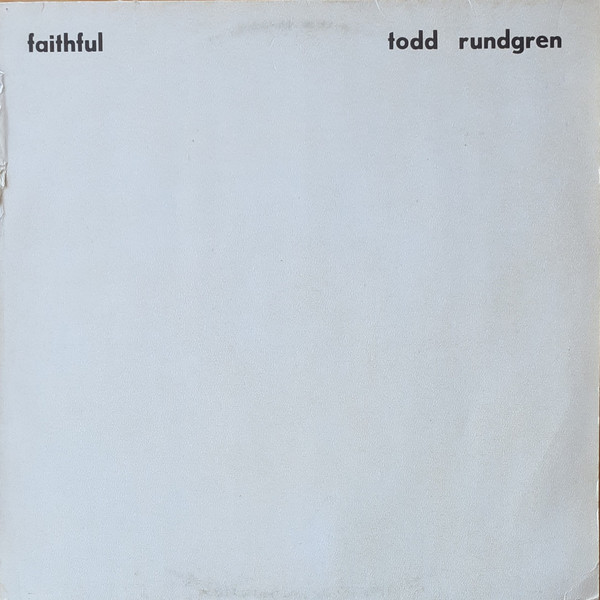 Todd Rundgren - Faithful - Used Vinyl Record image 1