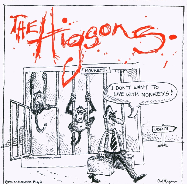 Higsons - I Don't Want To Live With Monkeys ! - Used Vinyl Record 7" image 1