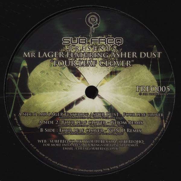 Mr. Lager - Four Leaf Clover - Vinyl Record 12" image 1