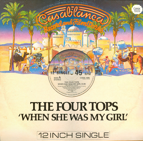 Four Tops - When She Was My Girl - Used Vinyl Record 12" image 1