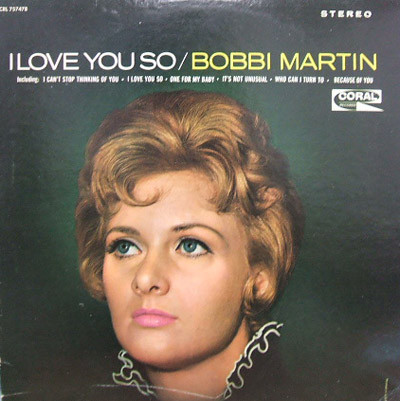 Bobbi Martin - I Love You So - Used Vinyl Record image 1