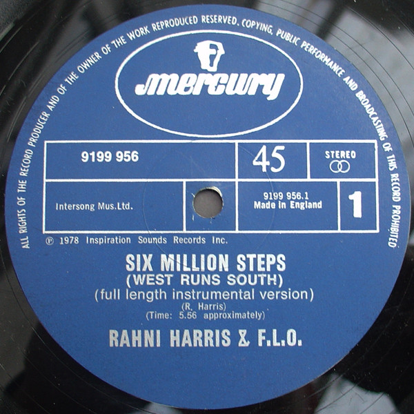 Rahni Harris - Six Million Steps (West Runs South) - Used Vinyl Recor image 1