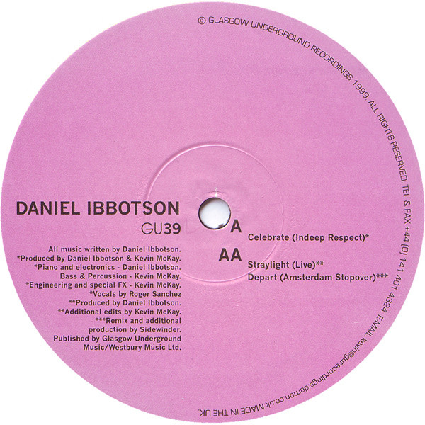 Daniel Ibbotson - Celebrate (Indeep Respect) - Used Vinyl Record 12" image 1
