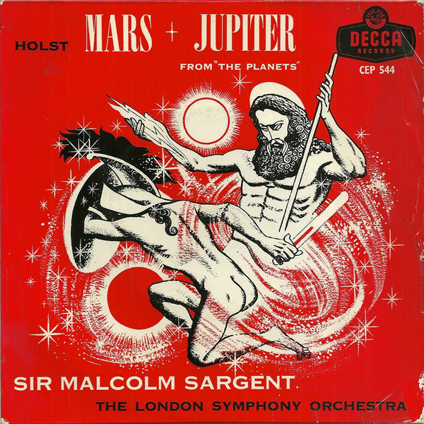 Gustav Holst - Mars + Jupiter From "The Planets" - Used Vinyl Record image 1