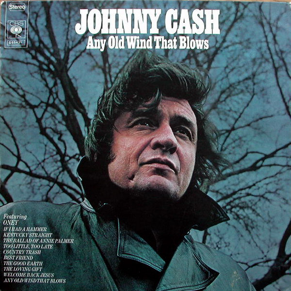 Johnny Cash - Any Old Wind That Blows - Used Vinyl Record image 1