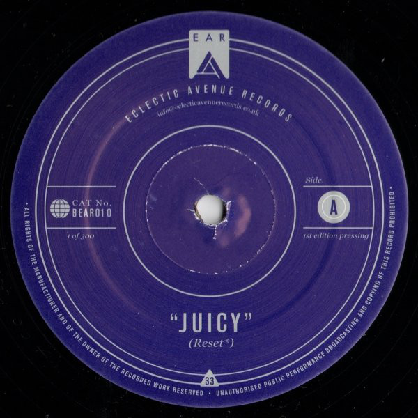 Reset* - Juicy - Vinyl Record 12" image 1