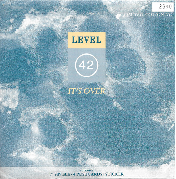 Level 42 - It's Over - Used Vinyl Record 7" image 1