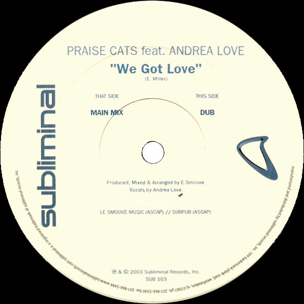 Praise Cats - We Got Love - Used Vinyl Record 12" image 1