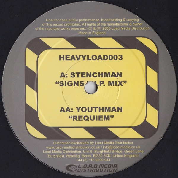 Stenchman - Signs VIP / Requiem - Vinyl Record 12" image 1
