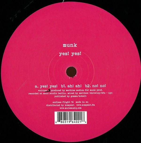 Munk - Yes! Yes! - Vinyl Record 12" image 1