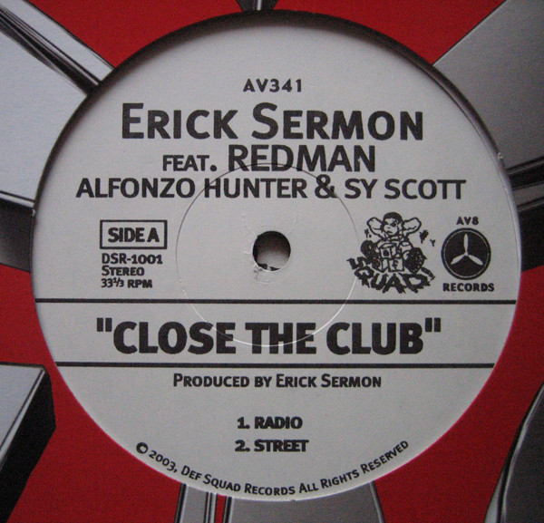 Erick Sermon - Close The Club - Used Vinyl Record 12" image 1