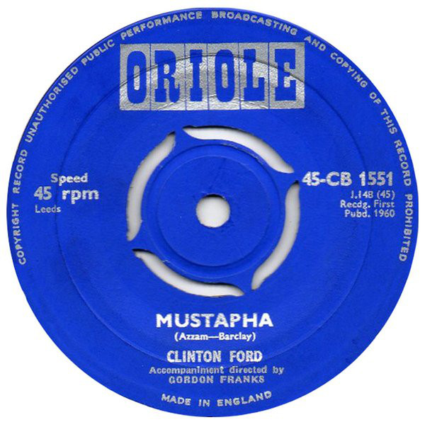 Clinton Ford - Mustapha - Used Vinyl Record 7" image 1