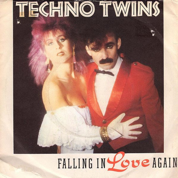 Techno Twins - Falling In Love Again - Used Vinyl Record 7" image 1