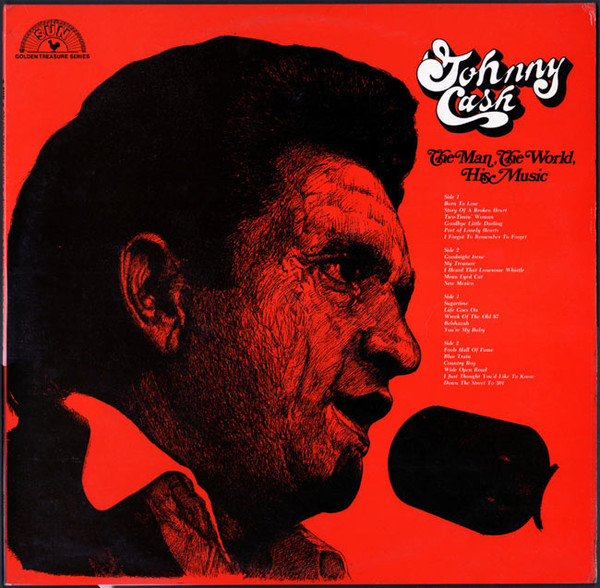 Johnny Cash - Man, The World, His Music - Used Vinyl Record image 1
