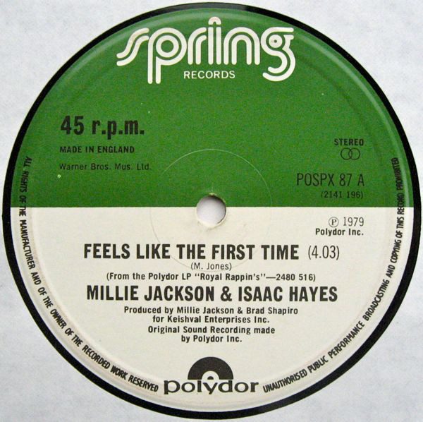 Millie Jackson - Feels Like The First Time - Used Vinyl Record 12" image 1