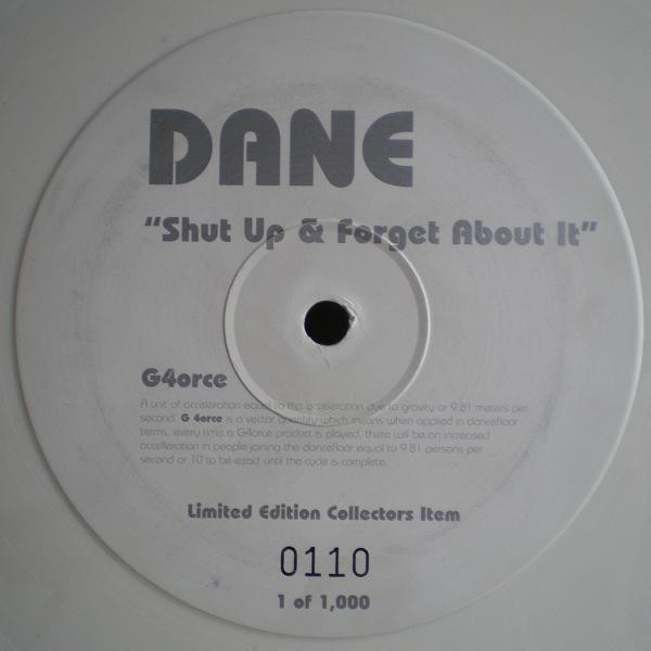 Dane Bowers - Shut Up & Forget About It (G4orce Remixes) - Used Vinyl Re image 1