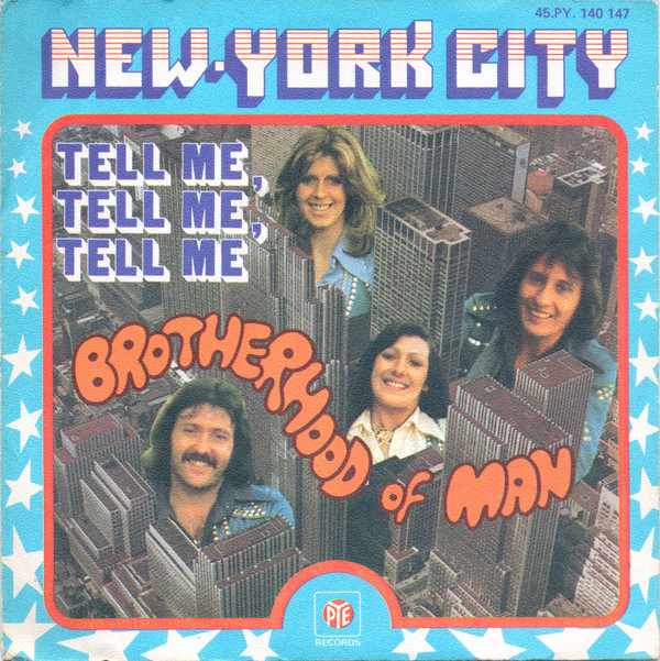 Brotherhood Of Man - New-York City - Used Vinyl Record 7" image 1