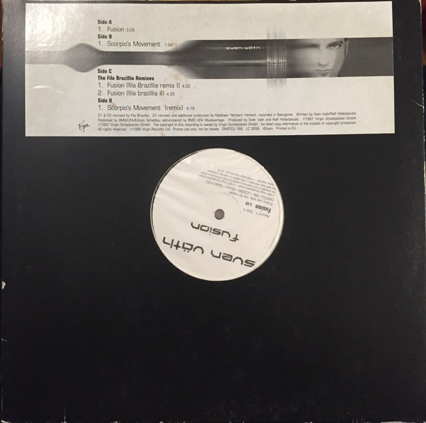 Sven Vath - Fusion / Scorpio's Movement - Used Vinyl Record 12" image 1