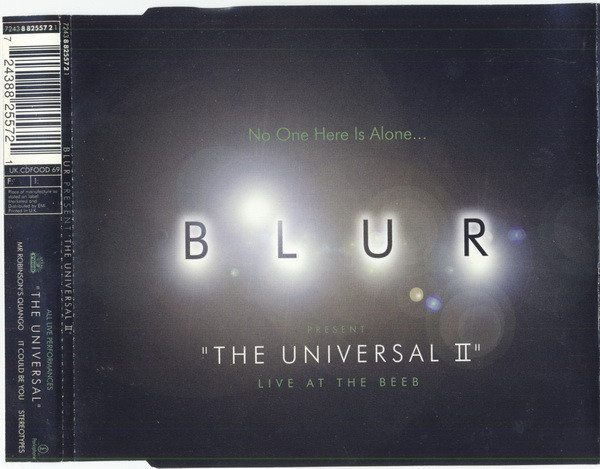Blur - Universal II (Live At The Beeb) - Used CD image 1