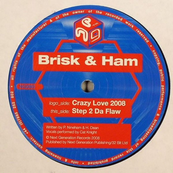 Brisk & Ham - Crazy Love 2008 / Step 2 Da Flaw - Used Vinyl Record 12 image 1