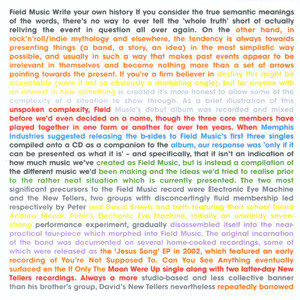 Field Music - Write Your Own History - Used CD image 1
