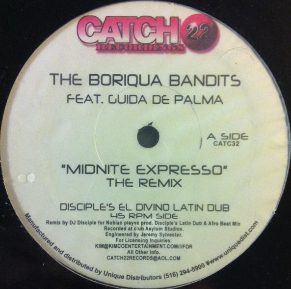 Boriqua Bandits - Midnite Expresso: The Remix - Vinyl Record 12" image 1