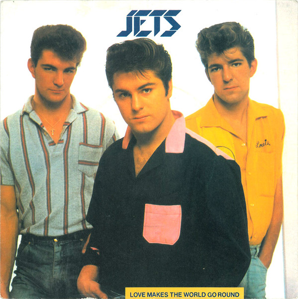Jets - Love Makes The World Go Round - Used Vinyl Record 7" image 1