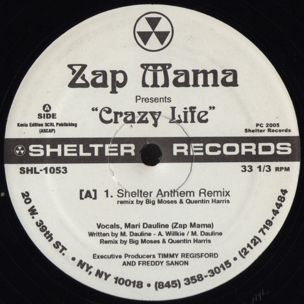 Zap Mama - Crazy Life - Vinyl Record 12" image 1