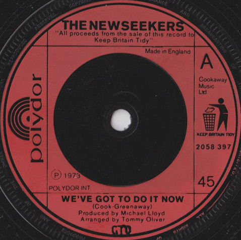 New Seekers - We've Got To Do It Now - Used Vinyl Record 7" image 1