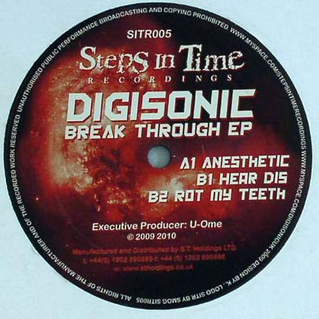 Digisonic - Break Through EP - Vinyl Record 12" image 1