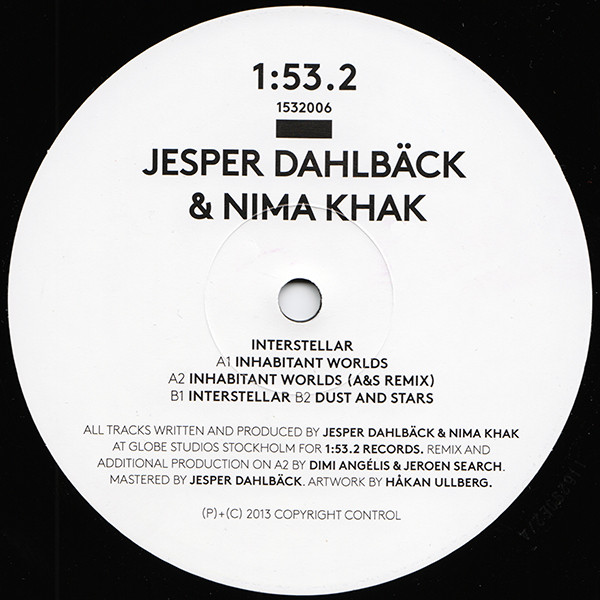 Jesper Dahlback - Interstellar - Vinyl Record 12" image 1