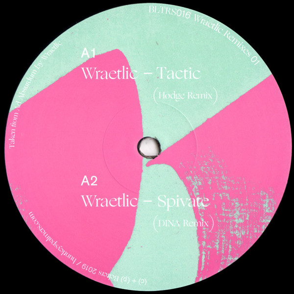 Wraetlic - Remixes 01 - Vinyl Record 12" image 1