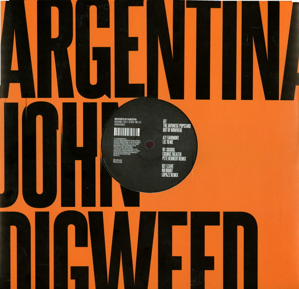 John Digweed - Live In Argentina 5/5 - Vinyl Record 12" image 1