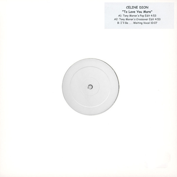Celine Dion - To Love You More (Tony Moran Remixes) - Used Viny image 1
