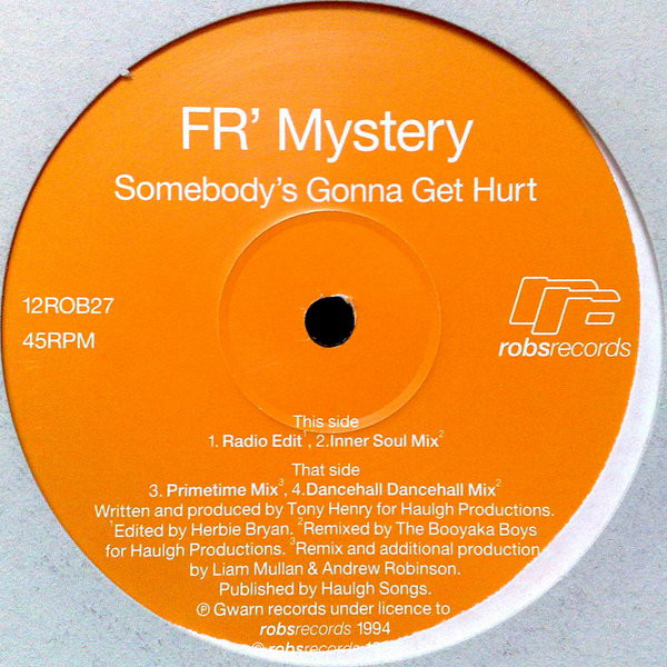 FR' Mystery - Somebody's Gonna Get Hurt - Used Vinyl Record 12" image 1