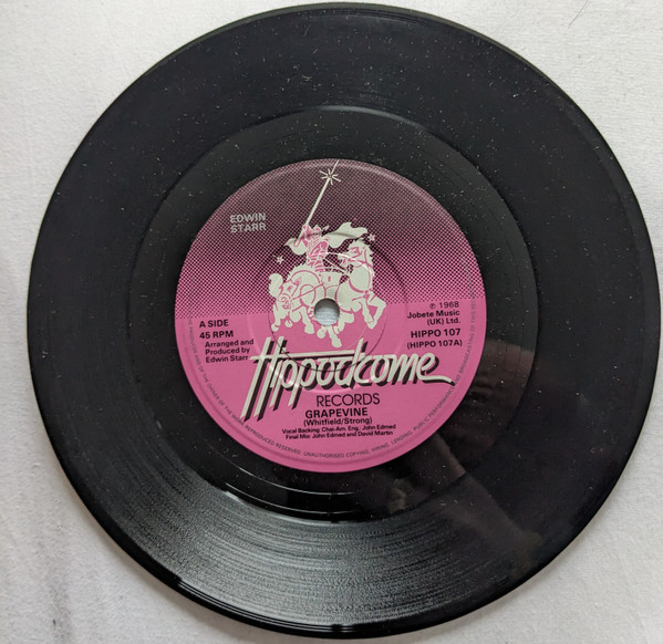 Edwin Starr - Grapevine/I Need Your Love - Used Vinyl Record 7" image 1