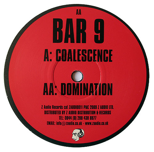 Bar 9 - Coalescence / Domination - Vinyl Record 12" image 1