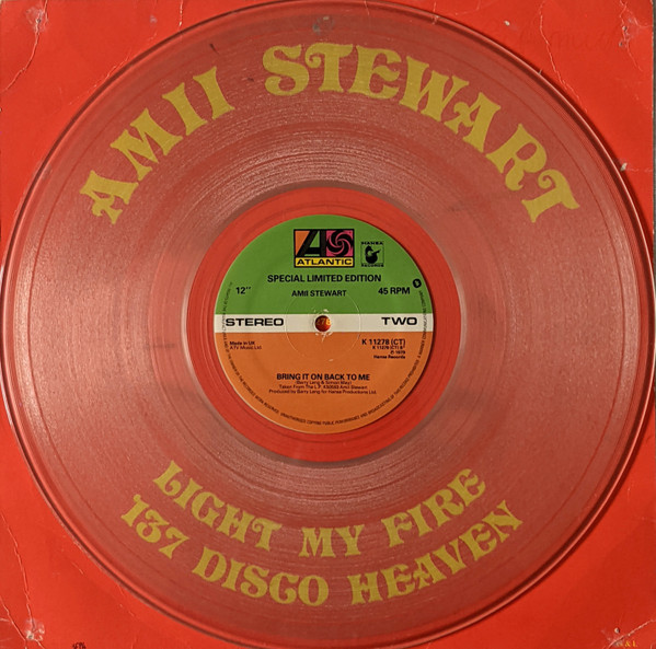 Amii Stewart - Light My Fire / 137 Disco Heaven - Used Vinyl Record 12" image 1