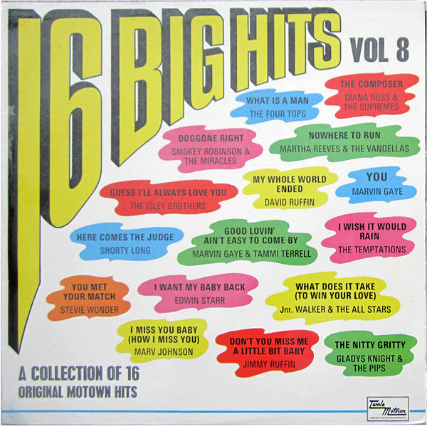 Various - 16 Big Hits Vol. 8 - Used Vinyl Record image 1