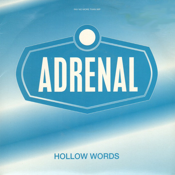 Adrenal - Hollow Words - Used Vinyl Record 7" image 1