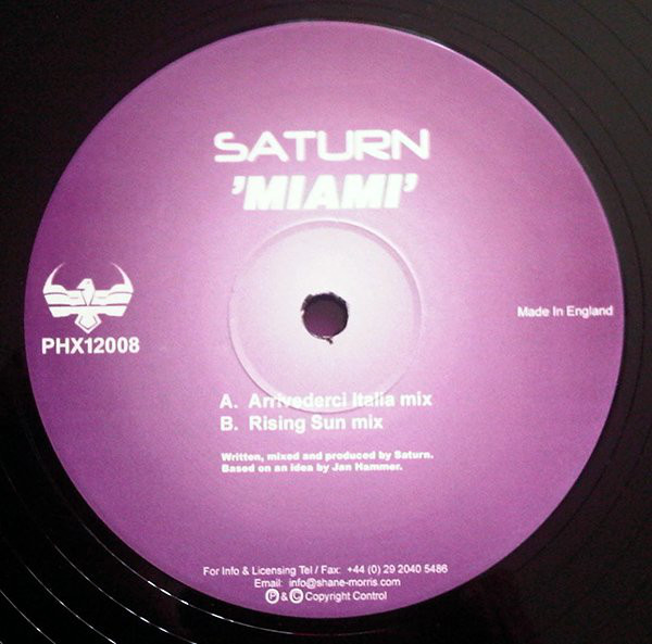 Saturn - Miami - Used Vinyl Record 12" image 1