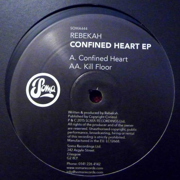Rebekah - Confined Heart EP - Vinyl Record 12" image 1